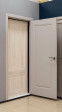 Межкомнатная дверь QB-7 ПГ Премиум капучино распашная двухстворчатая Quest doors