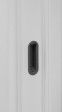 Межкомнатная дверь S-1 ПО Белый КУПЕ двухстворчатая V.Doors