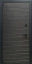 Входная дверь Гелиос ФЛЗ-панорама Сандал белый  AGAT